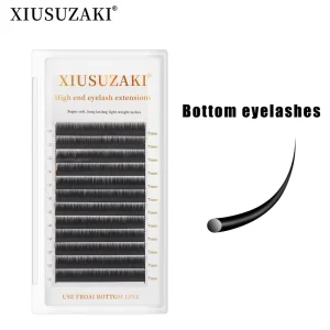 XIUSUZAKI Silk Natural Eyebrow Lash Soft J B C Curl Lower Lashes Bottom Eyelashes