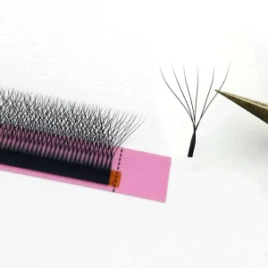 Y Shape Wispy Soft Cashmere W Eyelash Extensions 5D 6D Lashes Black Volume Hand Woven Premade Soft YY Eyelashes Extensions