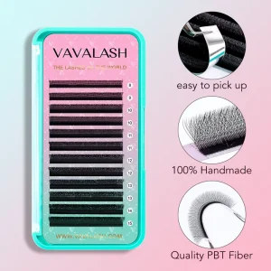 YY 3D 4D 5D Shape W Eyelashes Pestaas Cils Extension Premade Lashes Fans Easy Fan W Weave Clover Matte Lash Extension Trays