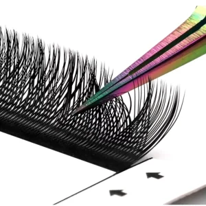 YY Hybrid Eyelash Extension Professional Supplies C D Curl 8-15mm Length 0.07 Thickness Matte Black Fake Eye Lashes