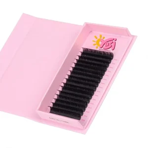 Yasilash Volume Lashes 5 25mm Length 0.03 0.05 0.07mm Soft Black Natural Mink Individual Eyelash Extensions Supplies