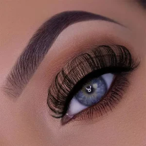 Yiernuo 3D 25mm Russian Volume Faux Mink Full Strip False Eyelashes Vegan Lashes for Eye Makeup Fluffy Fake Lashes