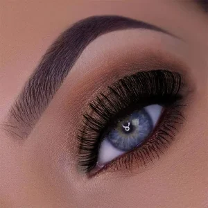 Yiernuo D Curl Faux Mink False Eyelashes Thick Russian Style Full Strip Lashes for Eye Makeup