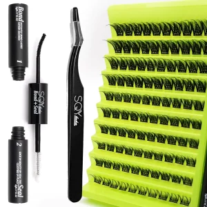 Yiernuo Factory Price Diy Lashes Segmented Kit Individual Cluster Diy Eyelash Extensions Kit