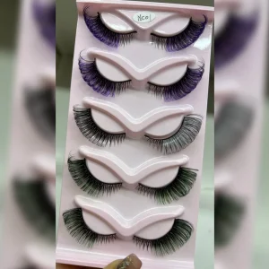 Yiernuo Qingdao Holiday d Curl Strip Eyelashes Dramatic Cat Eye Lashes Supplies Volume Russian Eyelashes
