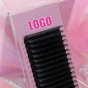 Yunhai 0.03mm 20mm 25mm Dark Lash Extensions Vendors C D Curl Premium Cashmere Velvet Lash Trays