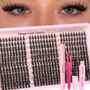 Yunhai Silk Soft Cluster Individual Lashes Kit Custom Lash Clusters Box Diy Lash Segmented Cluster Kit