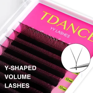 Yy Eyelash Individual 2DW Pre Made Volume Fan Lashes Thick Crisscross Makeup TDANCE Eyelash Extension Cilios Y Yy