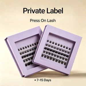ZM 100% Plant Fiber Waterproof Handmade Fluffy Glueless Self Adhesive Reusable 3D Effect Press On Eyelash Clusters Lashes