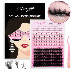 Zero Pressure Vegan Synthetic Hair Curl Eyelash Clusters Ultra Light Body Office Daily Commute Makeup
