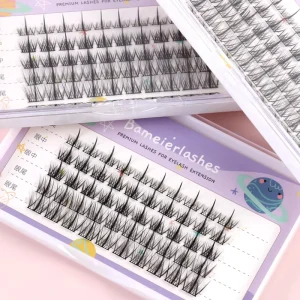 at Home DIY False Eyelashes DIY Lash Clusters Extensions Professional Segment Individual Lashes Cluster