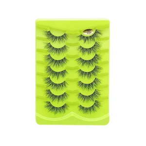 clear Band Lash Extension Natural Long Lashes Full Strip Wispy Fluffy Eyelashes Private Label