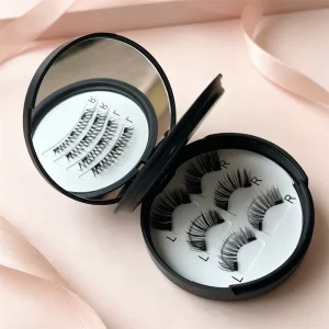 fox Eye Magnetic Lashes Pbt Hair Waterproof Longtaile Natural Look Half Magnetic Lashes for Daily
