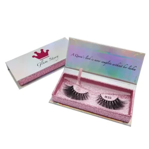 mink eyelash custom label 3d mink lashes with eyelash packaging