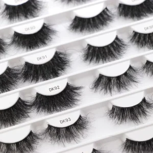 own brand lashes full strip lashes fluffy mink eyelash 100% 3d mink eyelashes vendor 3d mink lashes